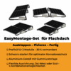 PreFix2 Montage-Set Flachdach, für 2 PV-Module, schwarze Farbe, 30% Vormontiert