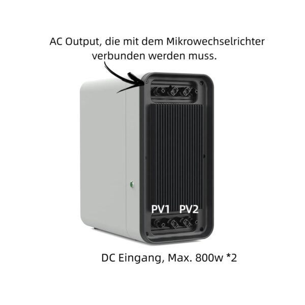 Alternative view of Marstek B2500-D (weiß) Solarspeicher 2,24kWh für Balkonkraftwerk 1600Wp DC-Eingang