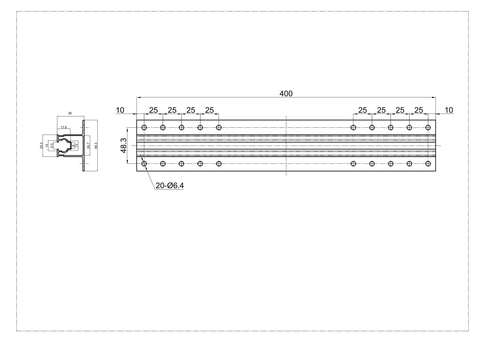 Kurzschiene Montage-Set für Trapezblech, 1*4 PV-Module (nebeneinander) – Bild 7