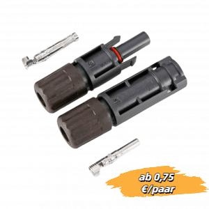 Quick Check MC4 Stecker für Solarkabel 4-6 mm² (100 Paar)
