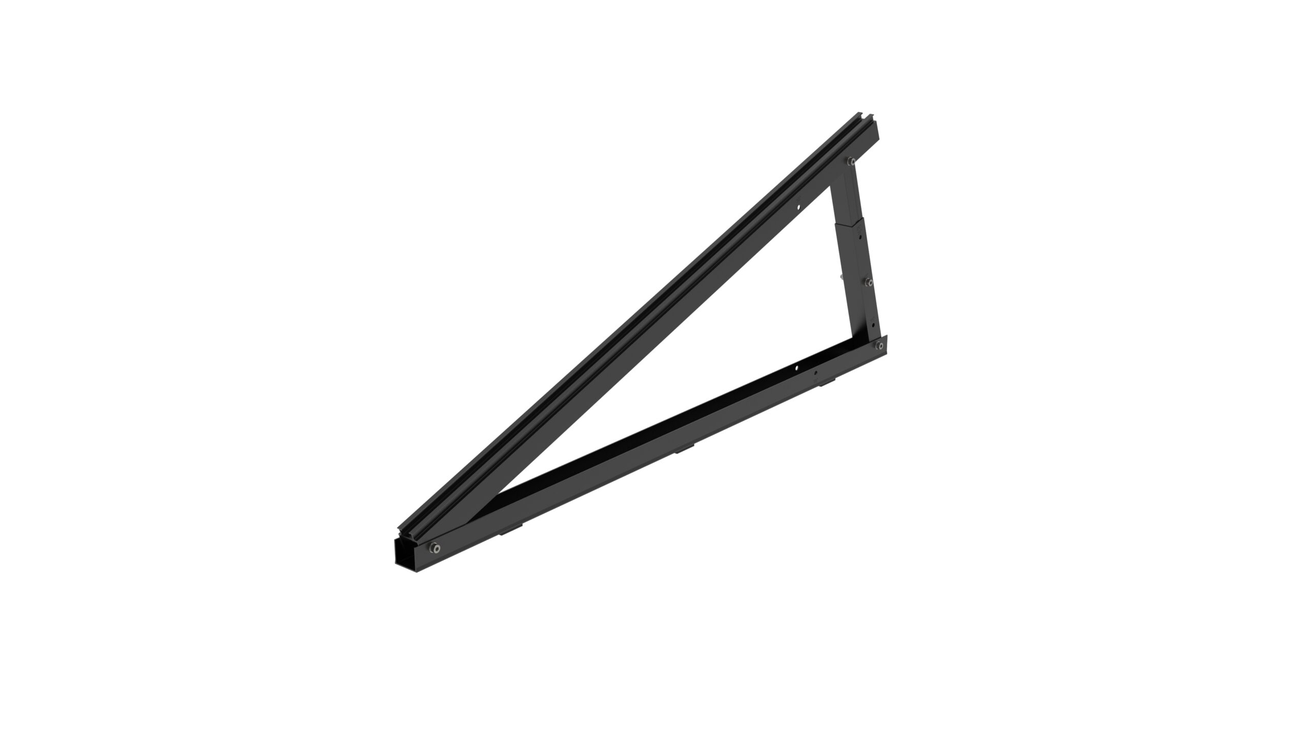 Flachdach/Wand Aufständerung für PV-Module, verstellbar Neigungswinkel 15-35⁰