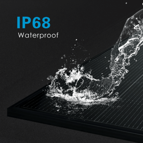 Alternative view of Bienesol 230W Bifazial Glas-Glas transparent Black Balkon-Modul