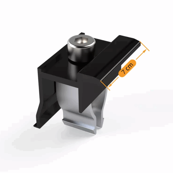 Endklemmen für SolidFix Flachdach Montage-Set (Ersatz & Zubehör)