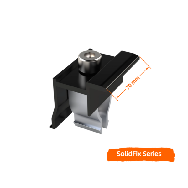 Endklemmen für SolidFix Flachdach Montage-Set (Ersatz & Zubehör)