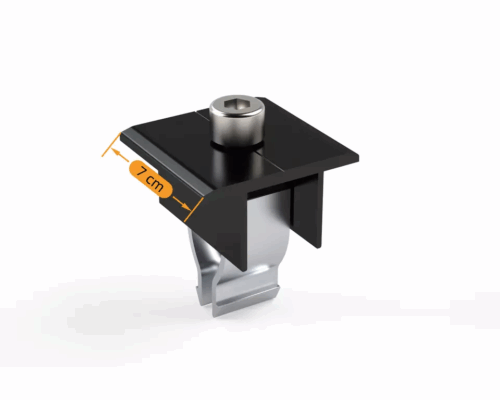 Mittelklemmen für SolidFix Flachdach Montage-Set (Ersatz & Zubehör)