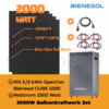 2000Wp Balkonkraftwerk mit Speicher, Bienesol CUBE 5,12kWh